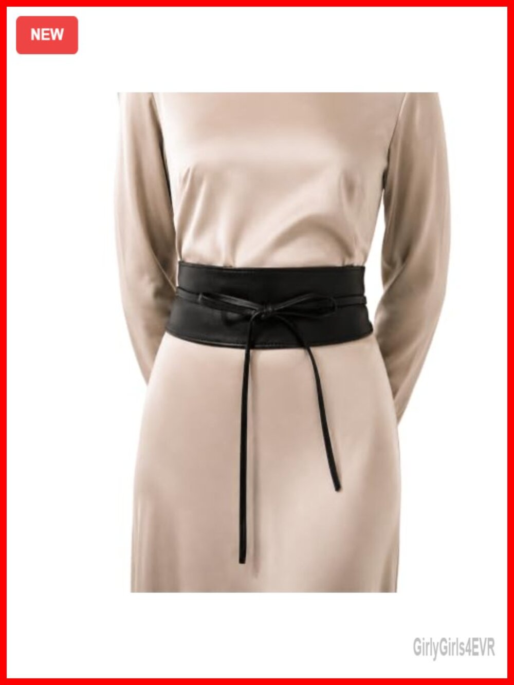 Women's Italian Leather Obi Belt - Designer Inspired, Wide Waist Belt